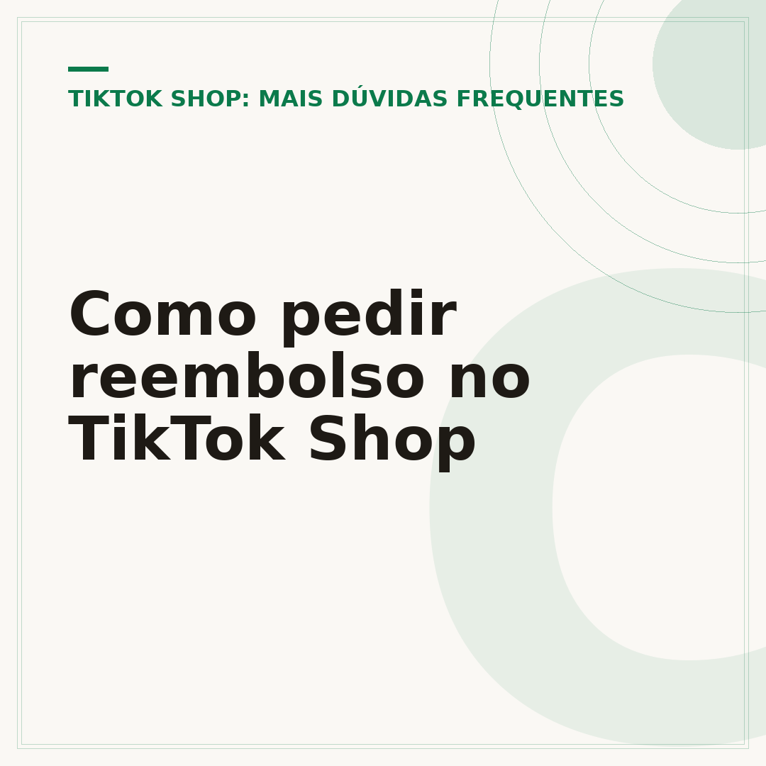 Como pedir reembolso no TikTok Shop