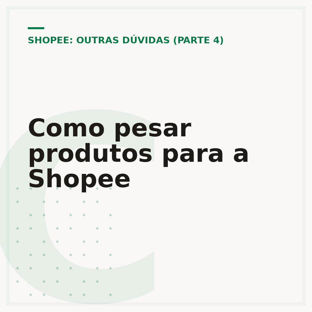 Como pesar produtos para a Shopee