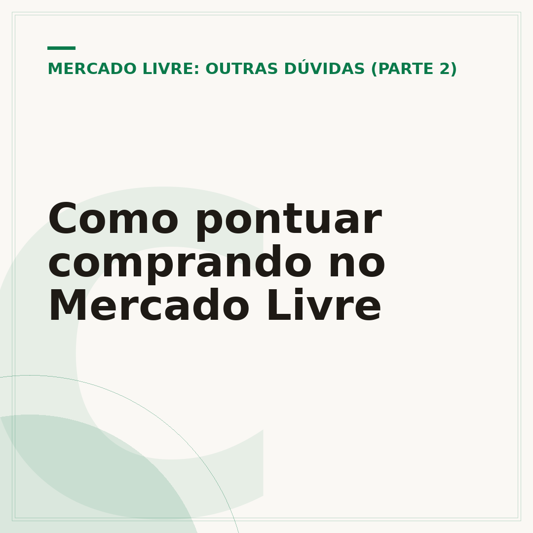 Como pontuar comprando no Mercado Livre