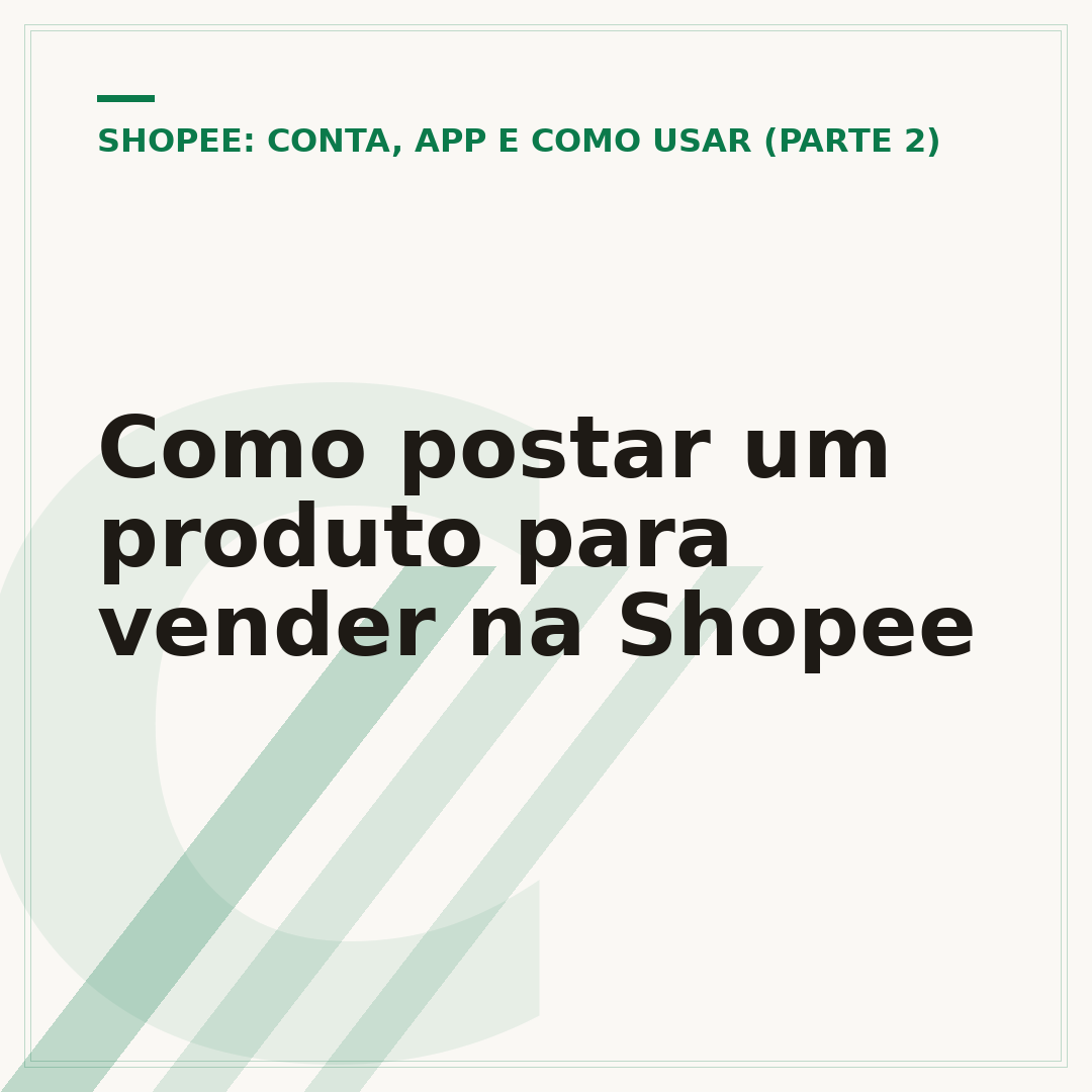 Como postar um produto para vender na Shopee