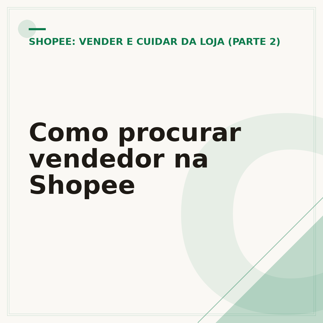 Como procurar vendedor na Shopee