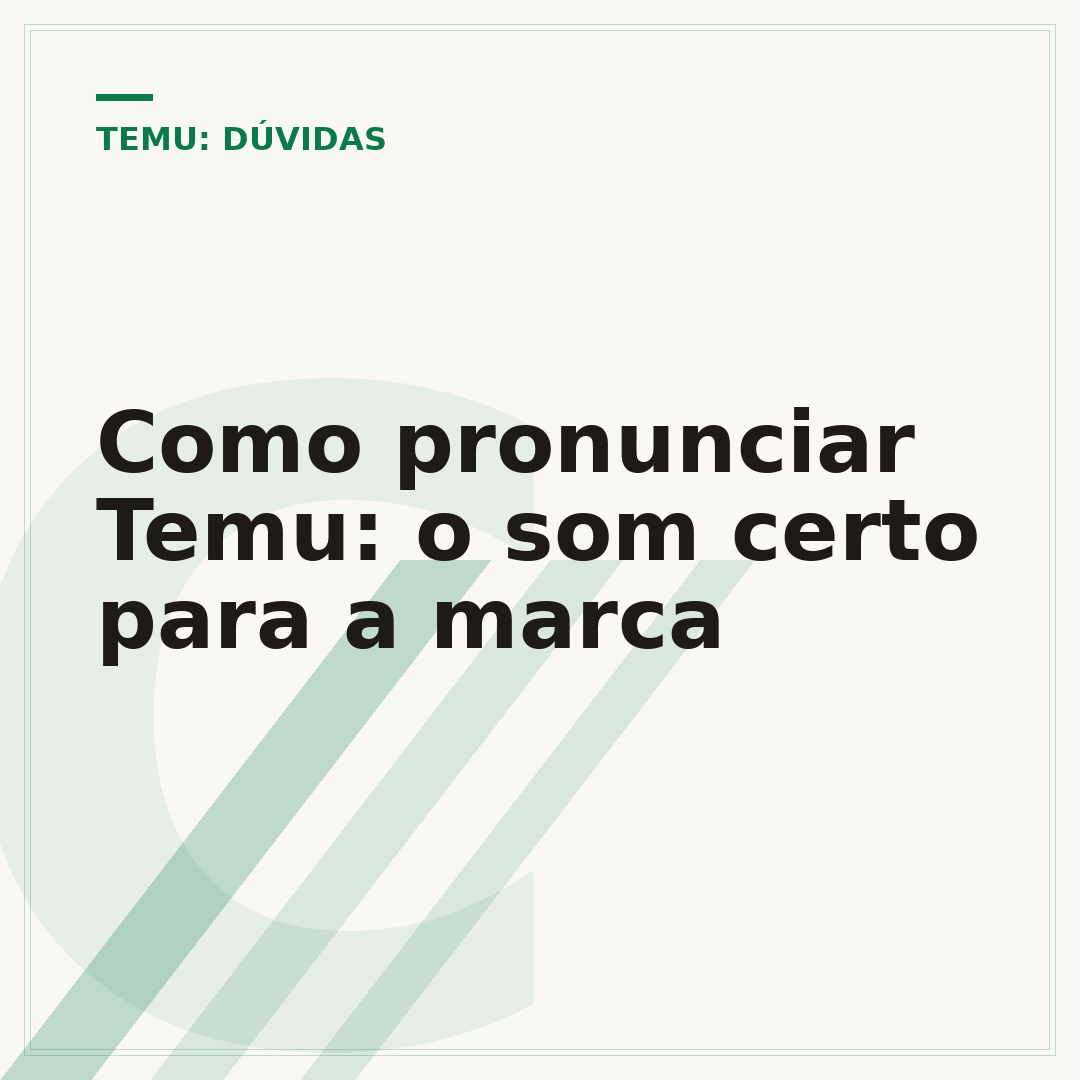Como pronunciar Temu: o som certo para a marca
