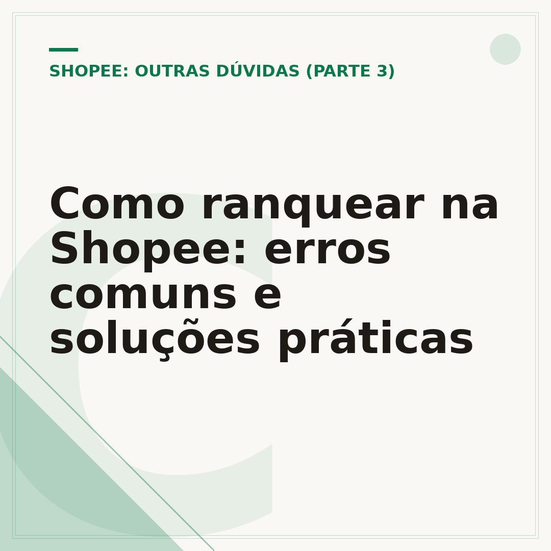 Como ranquear na Shopee: erros comuns e soluções práticas