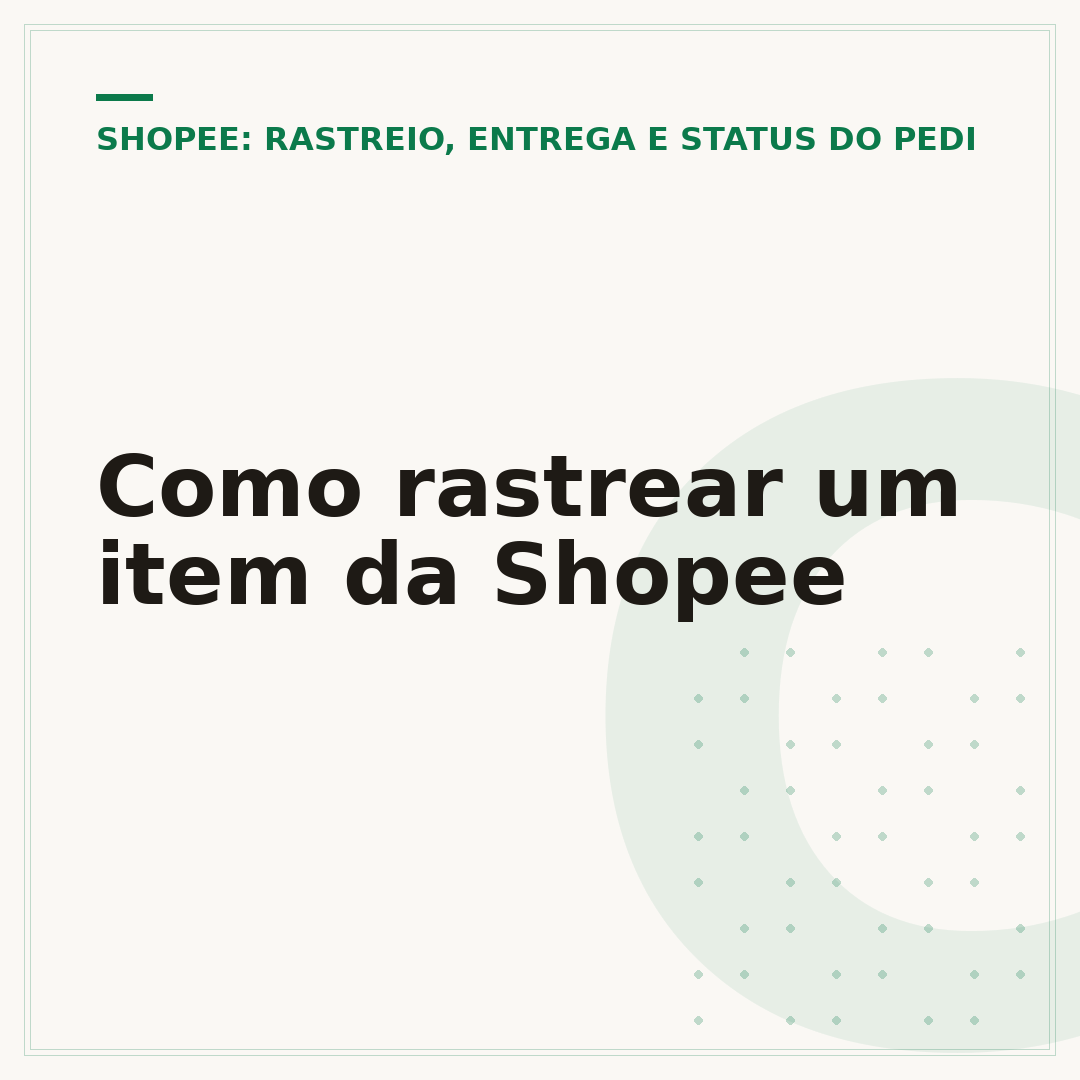 Como rastrear um item da Shopee