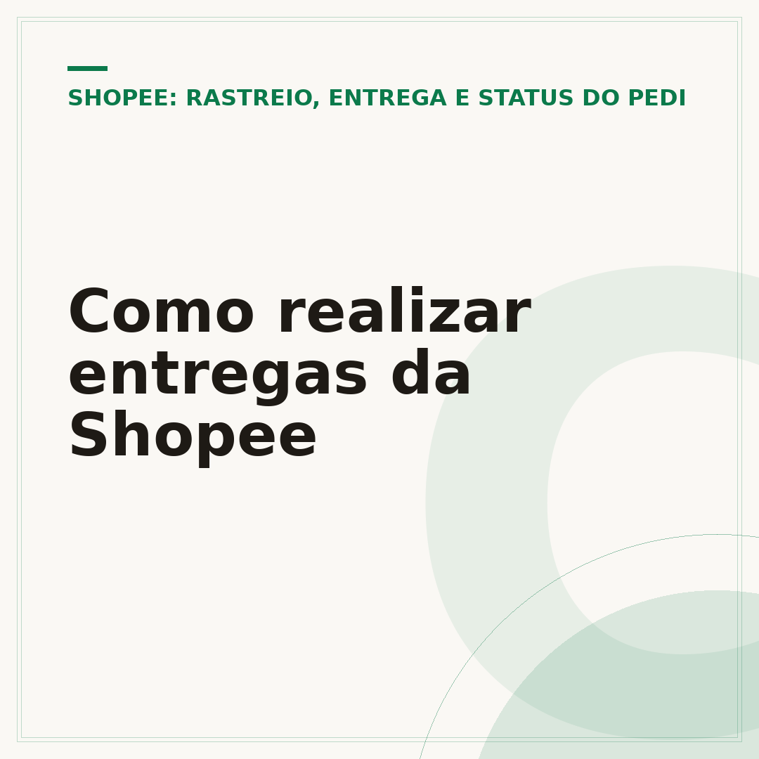 Como realizar entregas da Shopee