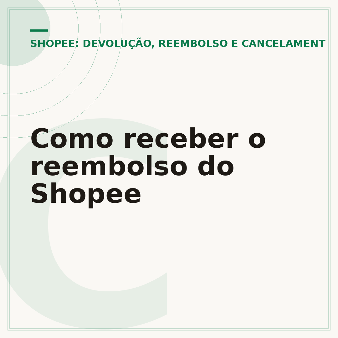 Como receber o reembolso do Shopee