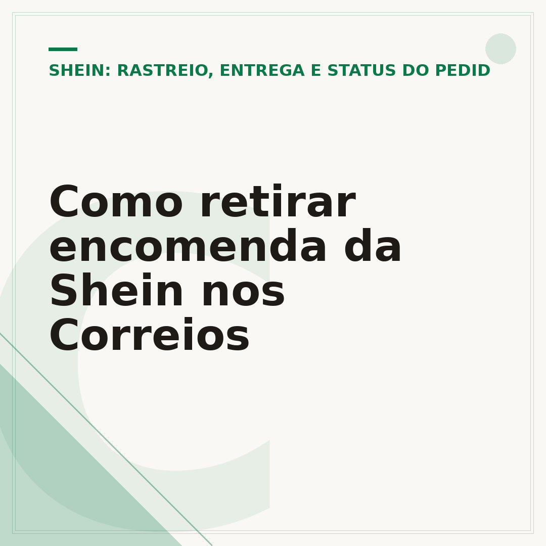 Como retirar encomenda da Shein nos Correios