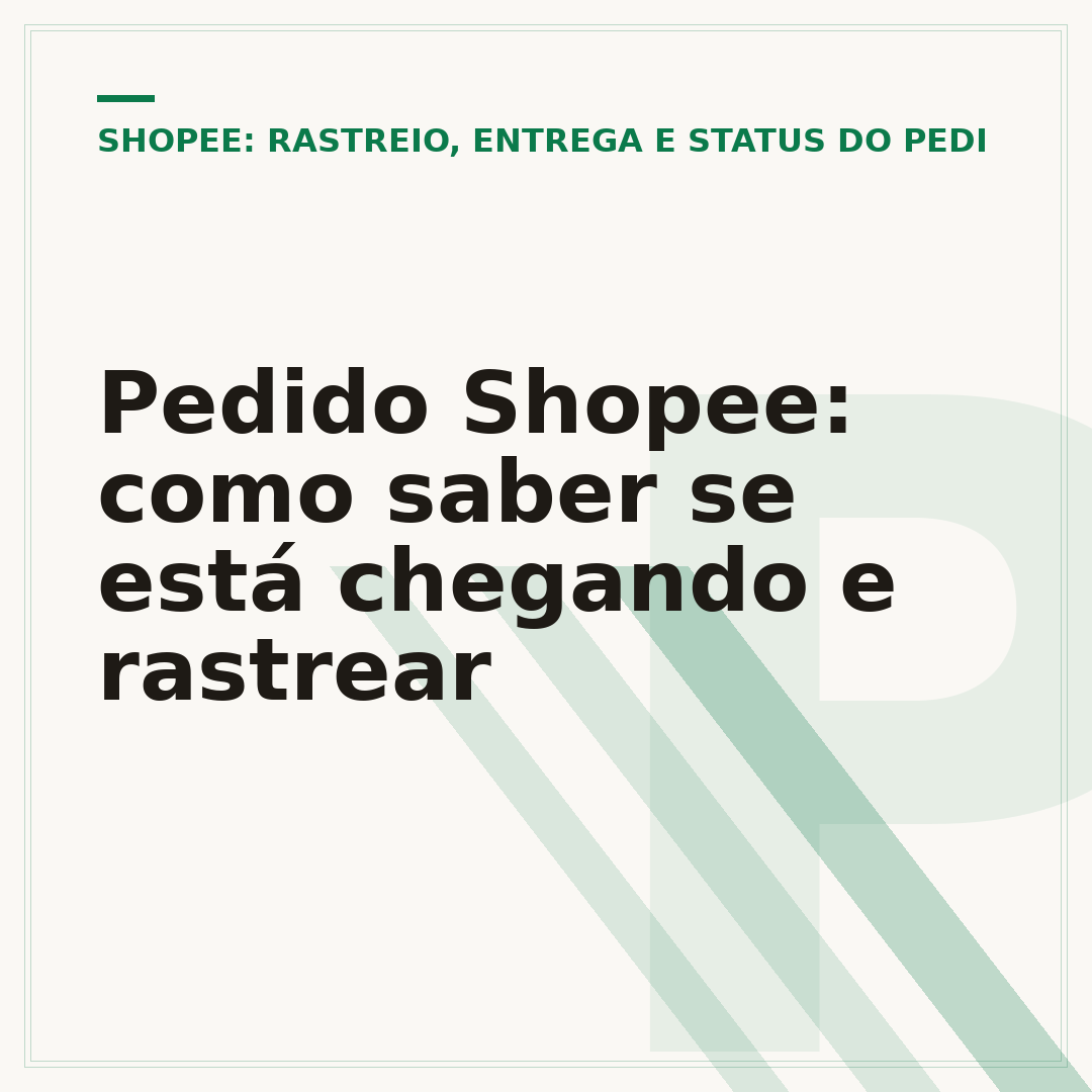 Pedido Shopee: como saber se está chegando e rastrear
