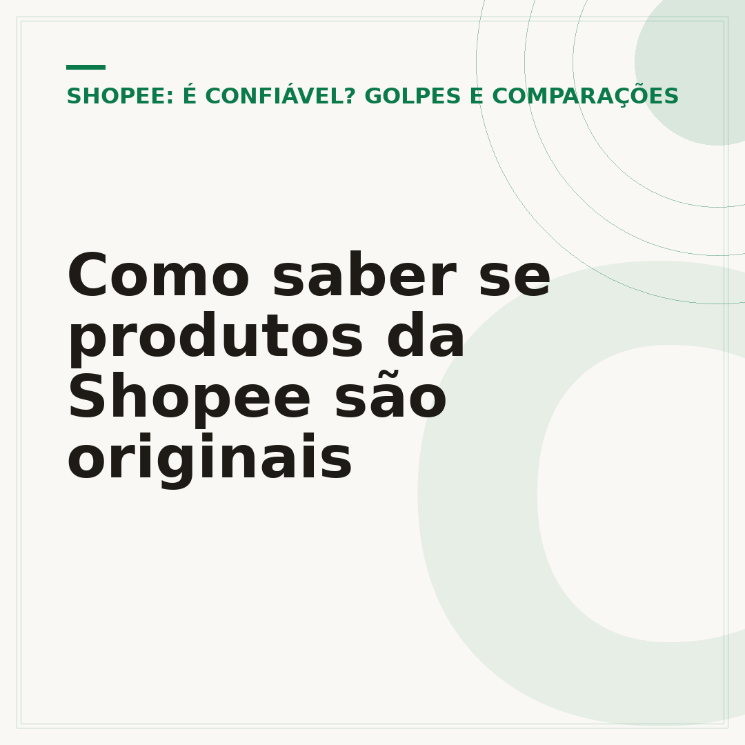Como saber se produtos da Shopee são originais