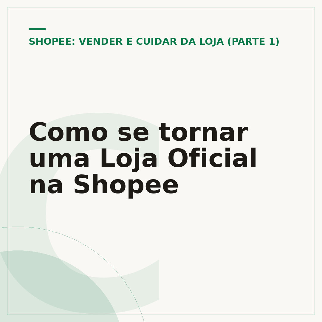 Como se tornar uma Loja Oficial na Shopee