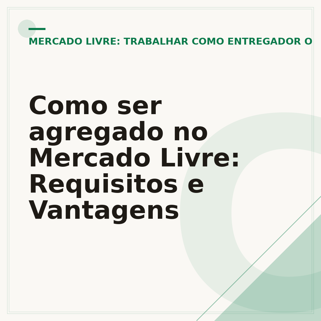 Como ser agregado no Mercado Livre: Requisitos e Vantagens