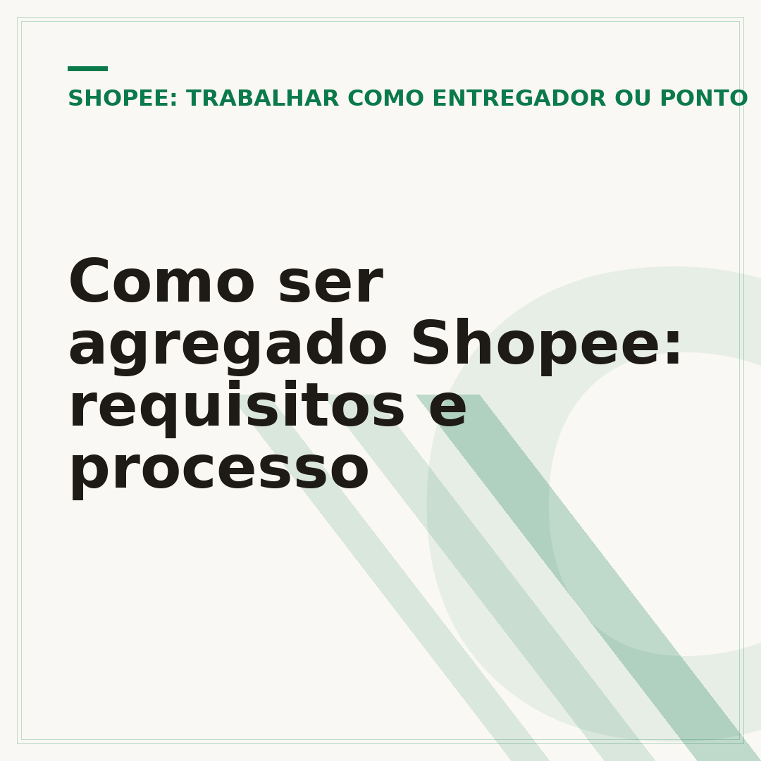 Como ser agregado Shopee: requisitos e processo