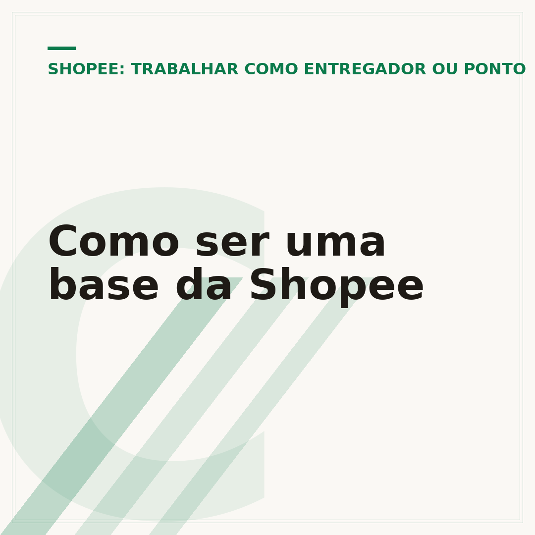 Como ser uma base da Shopee