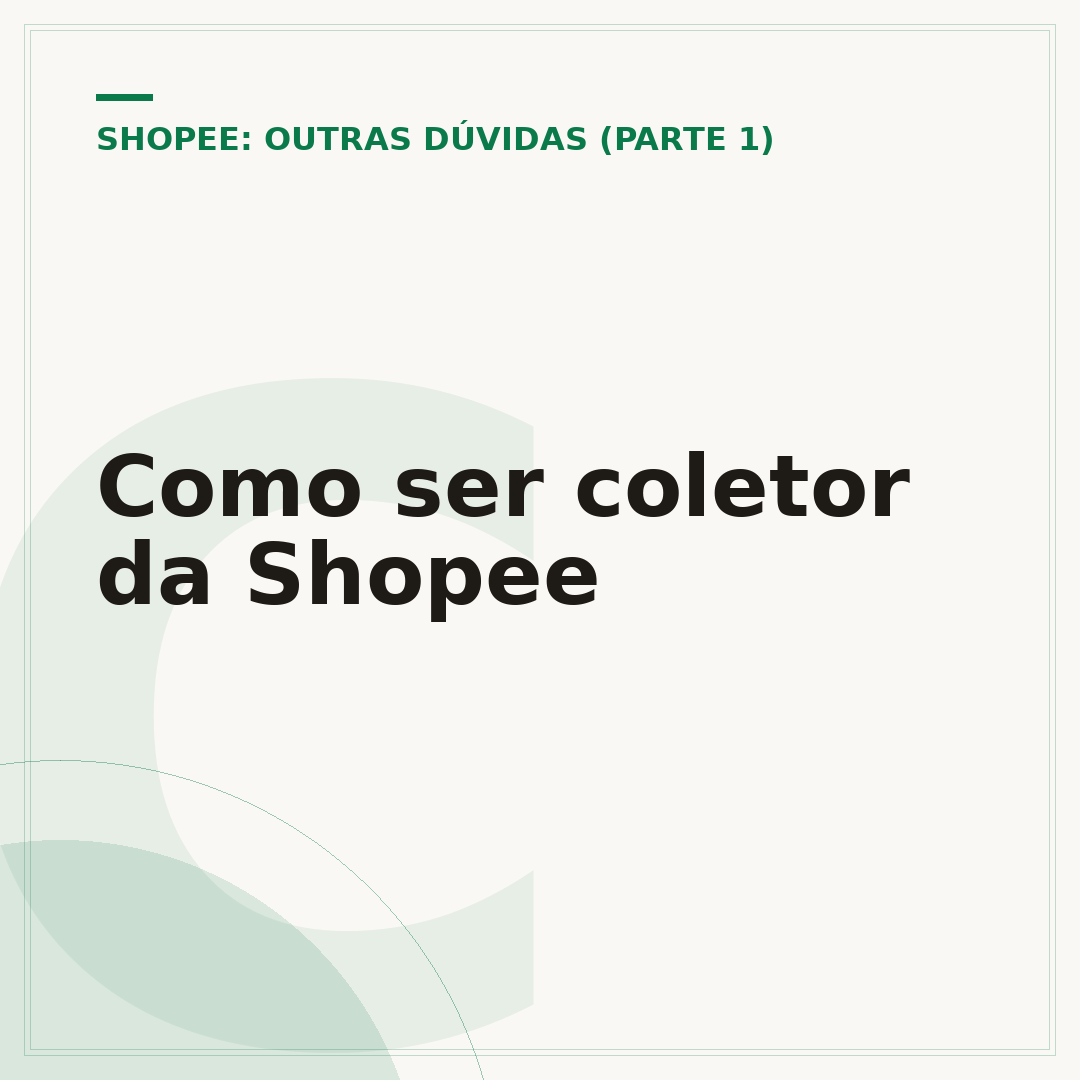 Como ser coletor da Shopee