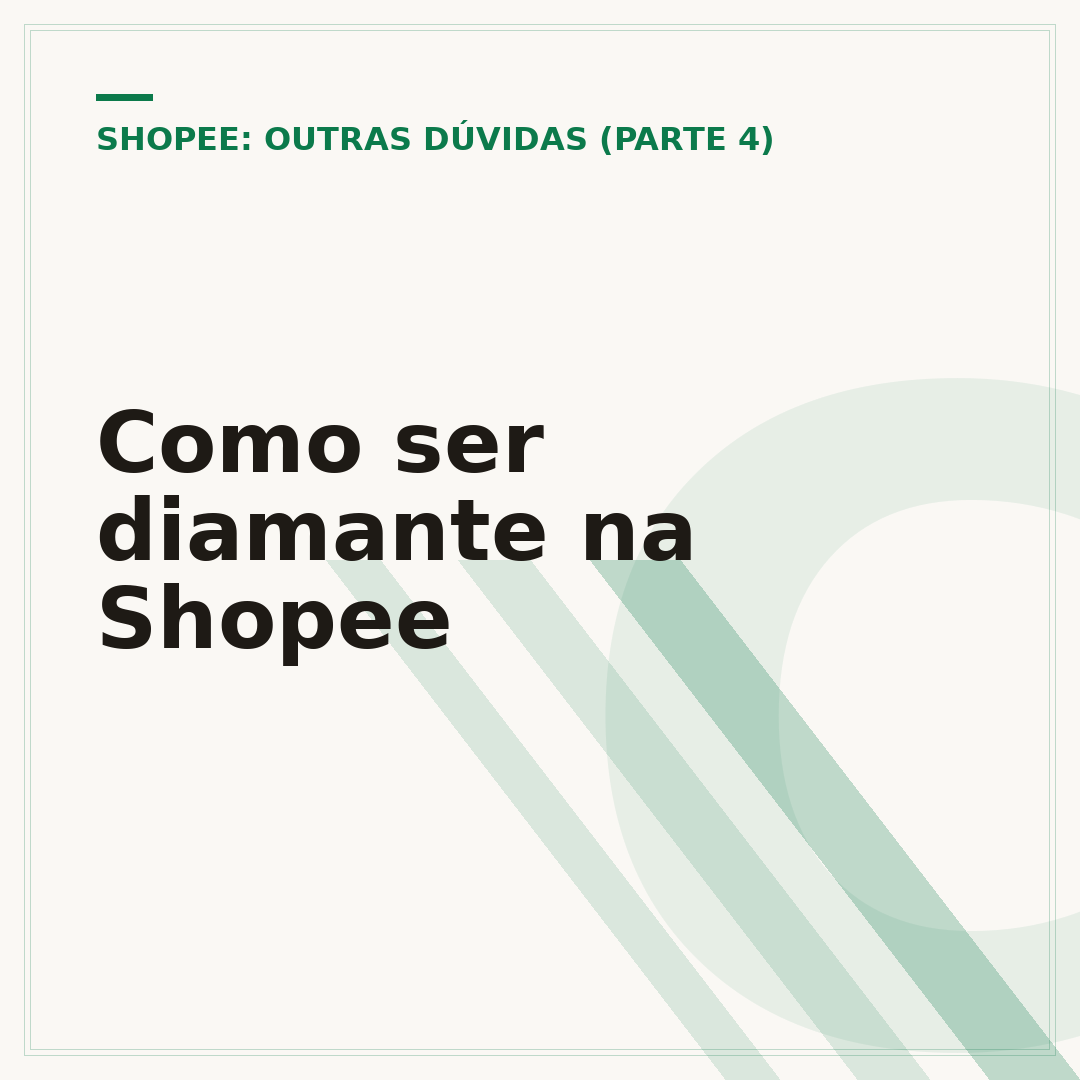 Como ser diamante na Shopee