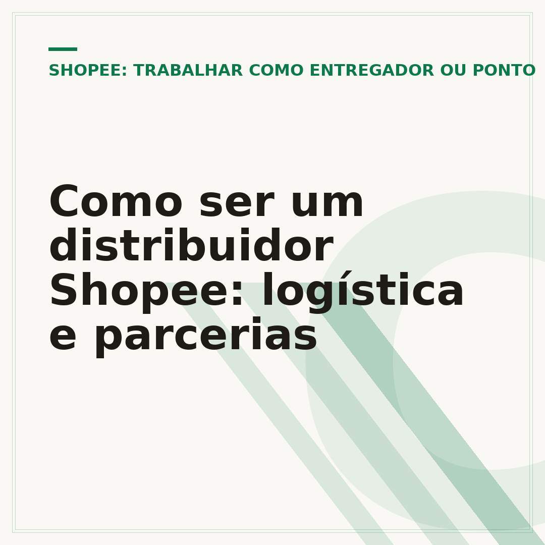 Como ser um distribuidor Shopee: logística e parcerias