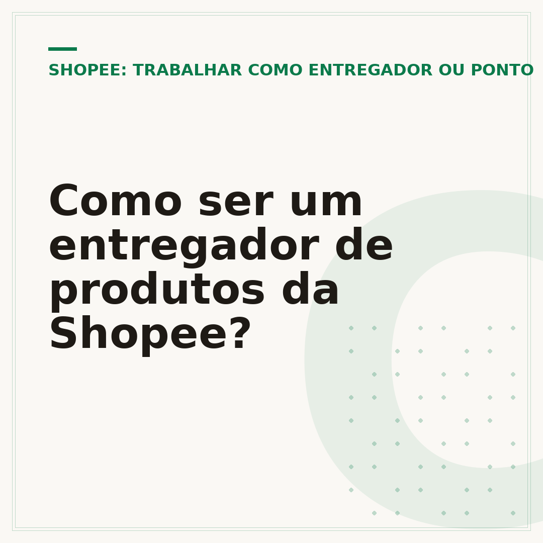Como ser um entregador de produtos da Shopee?