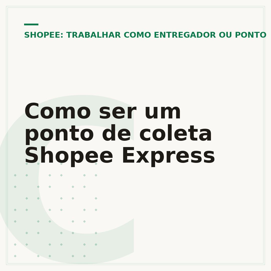 Como ser um ponto de coleta Shopee Express