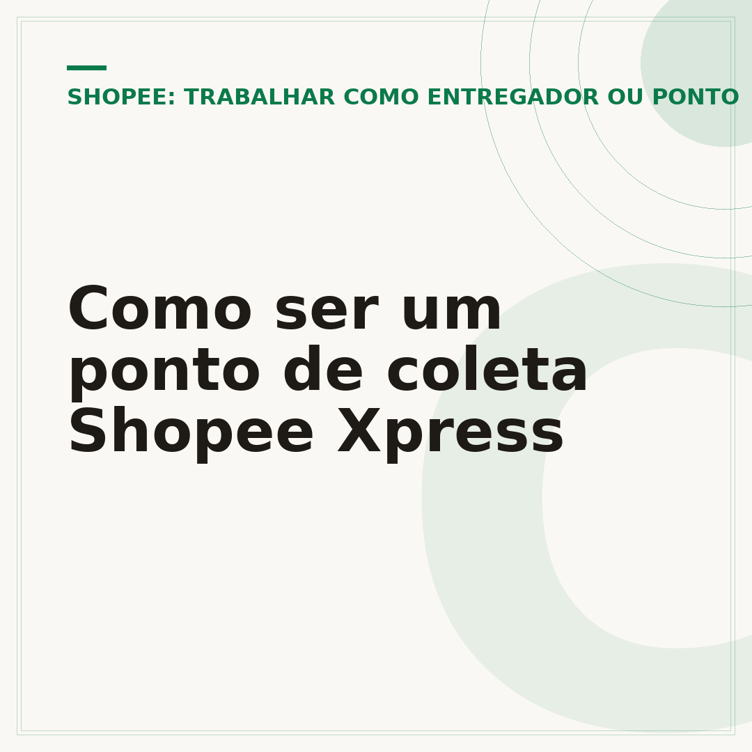 Como ser um ponto de coleta Shopee Xpress