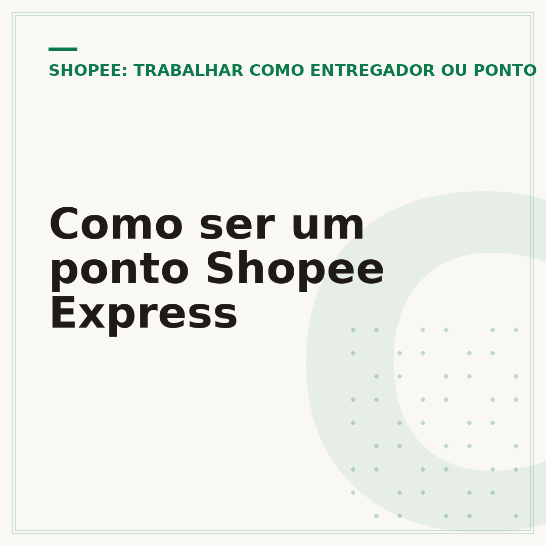 Como ser um ponto Shopee Express