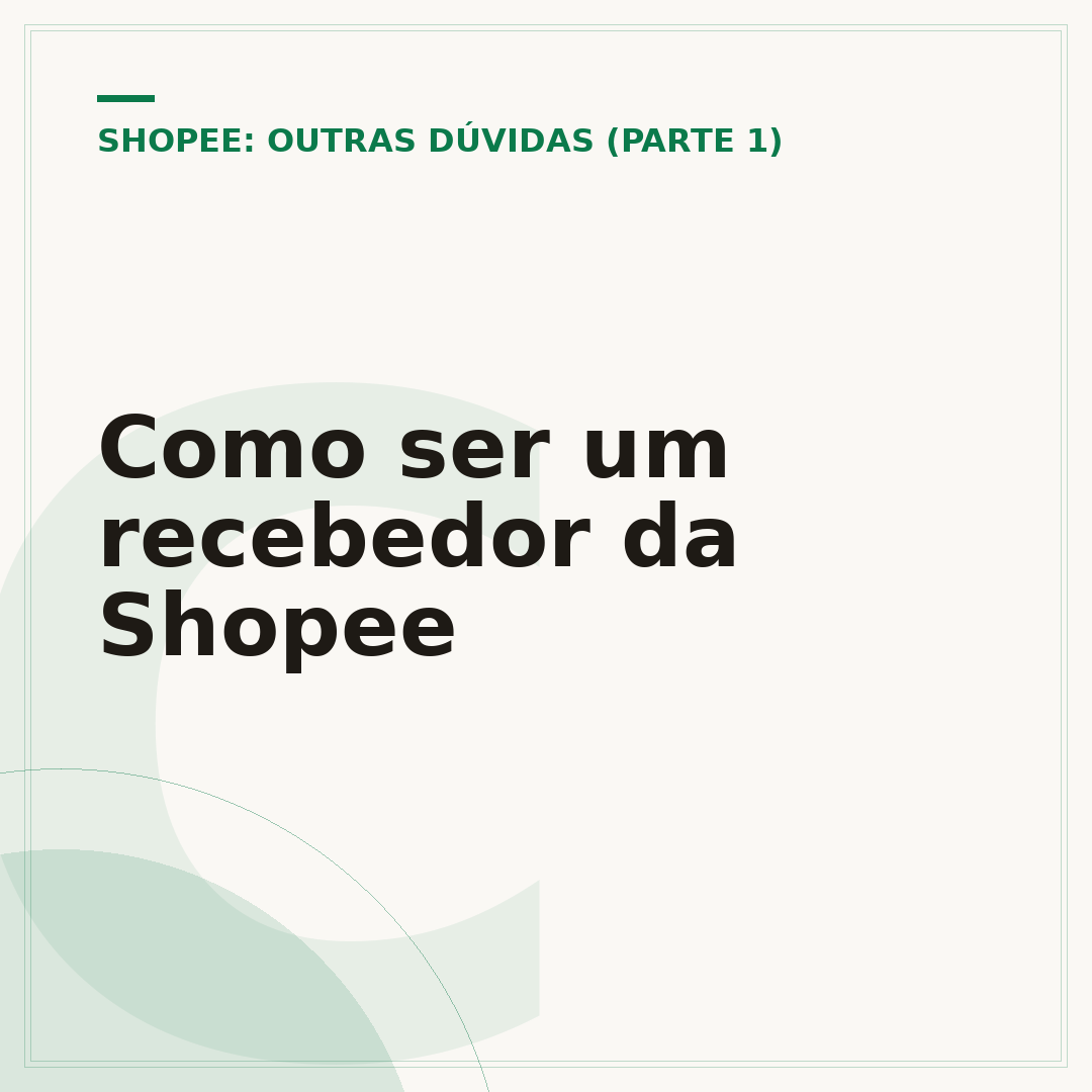 Como ser um recebedor da Shopee