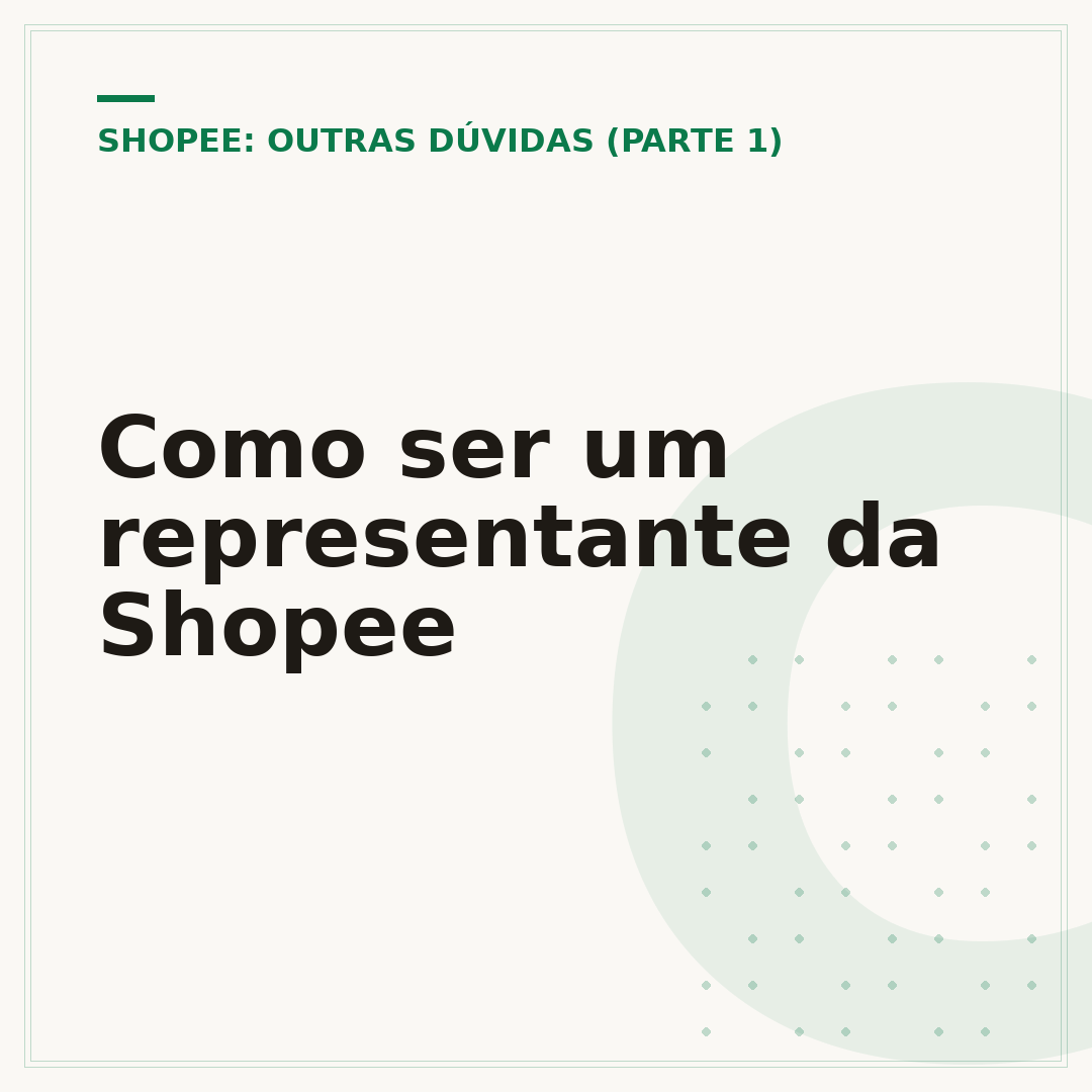 Como ser um representante da Shopee