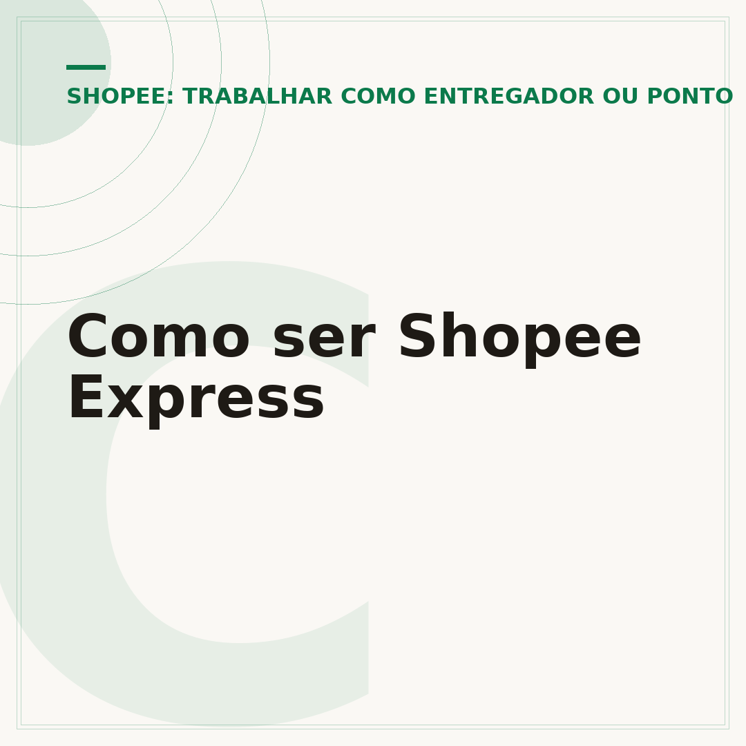 Como ser Shopee Express