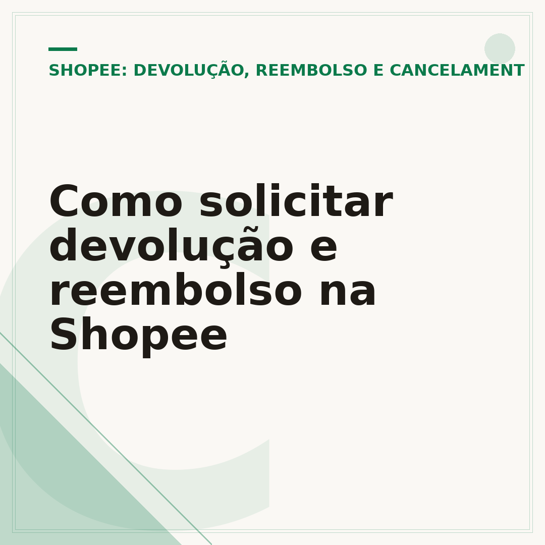 Como solicitar devolução e reembolso na Shopee