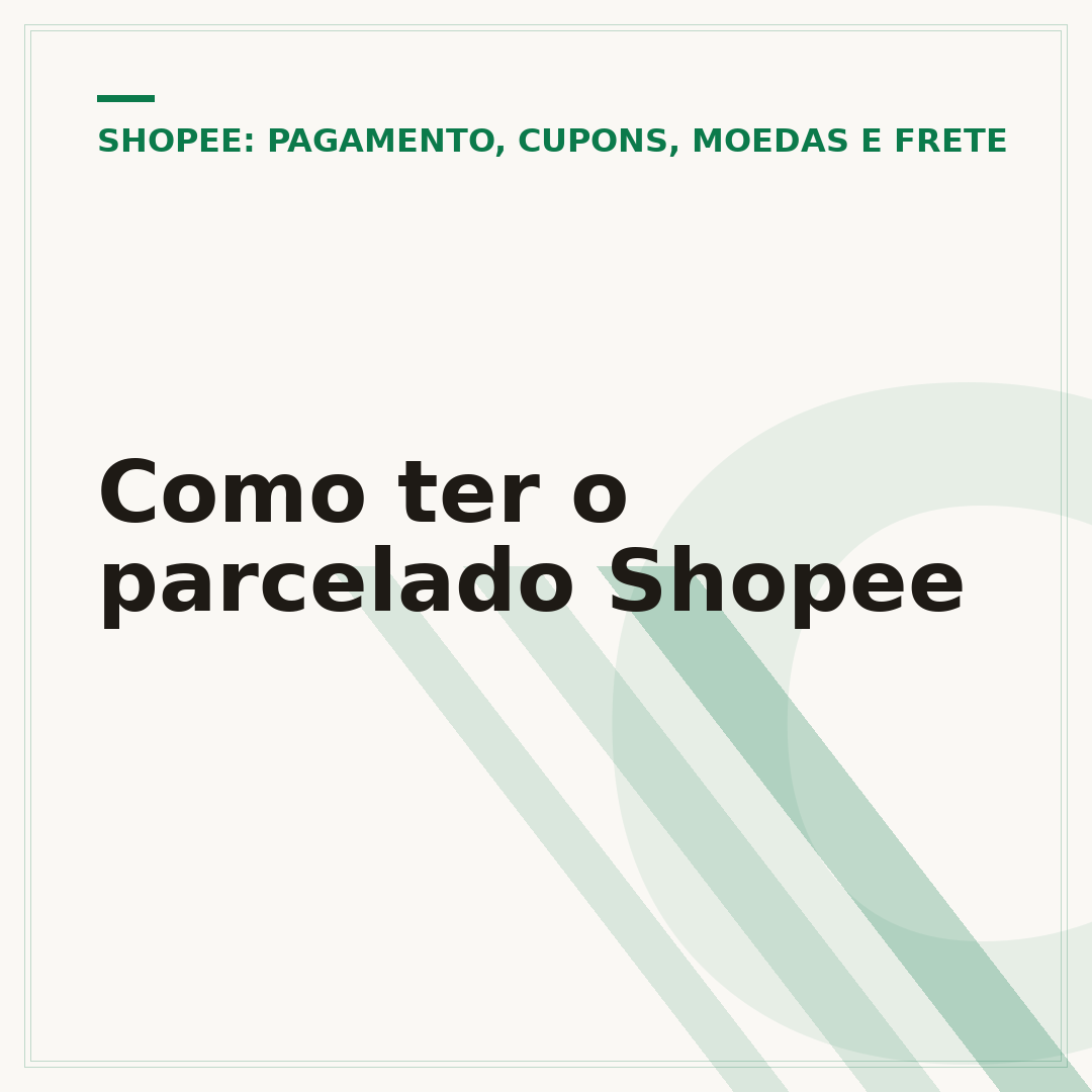 Como ter o parcelado Shopee