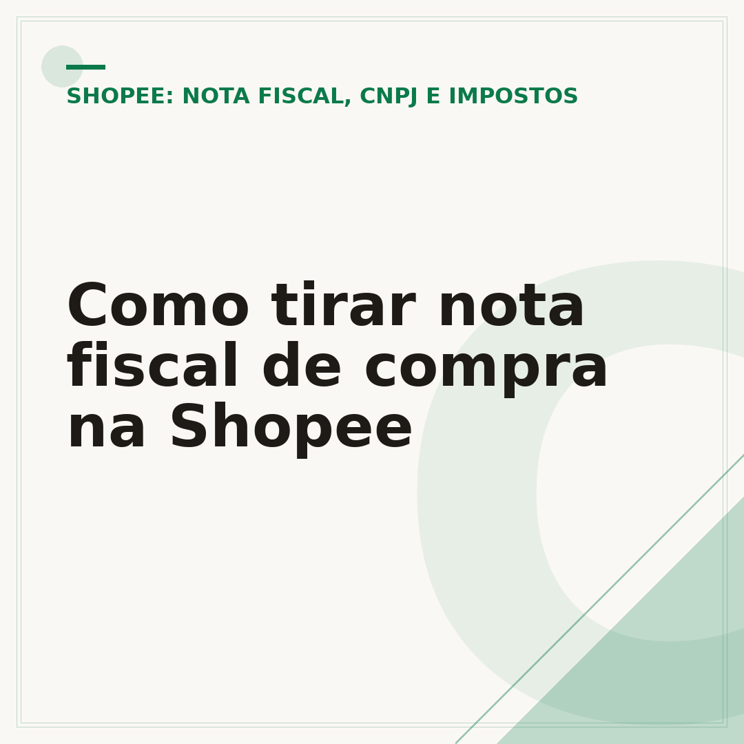 Como tirar nota fiscal de compra na Shopee