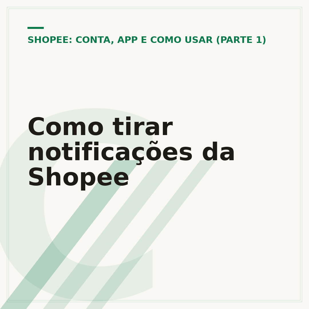Como tirar notificações da Shopee