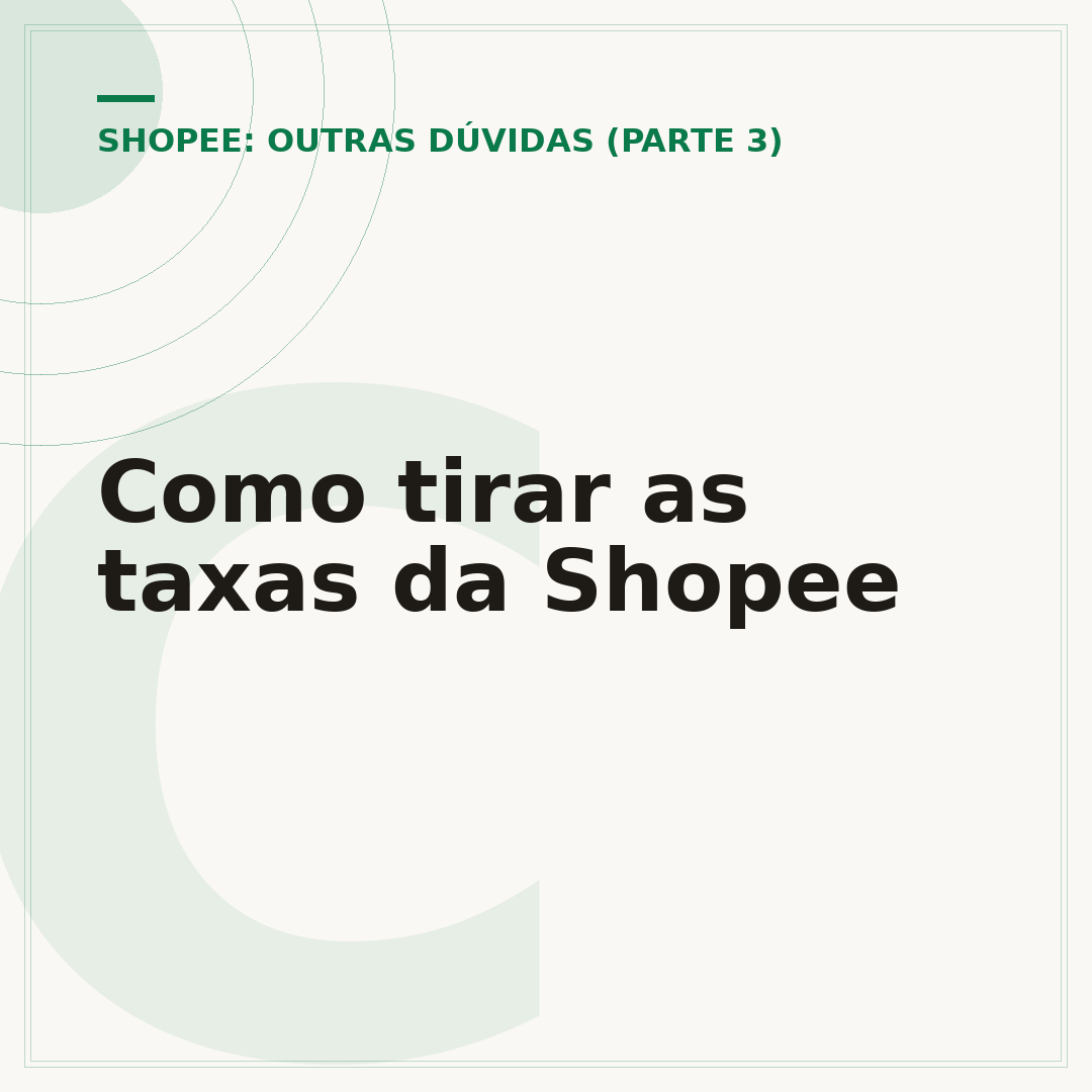 Como tirar as taxas da Shopee