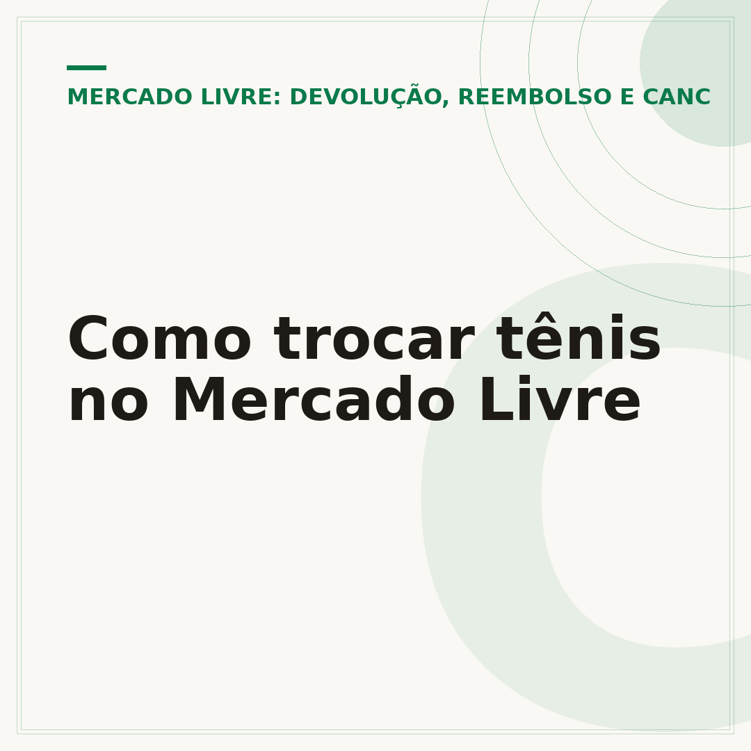 Como trocar tênis no Mercado Livre