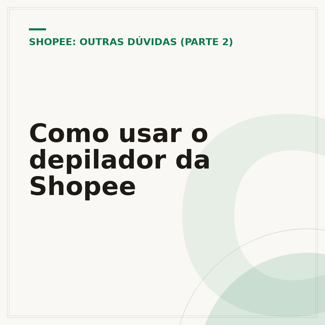 Como usar o depilador da Shopee