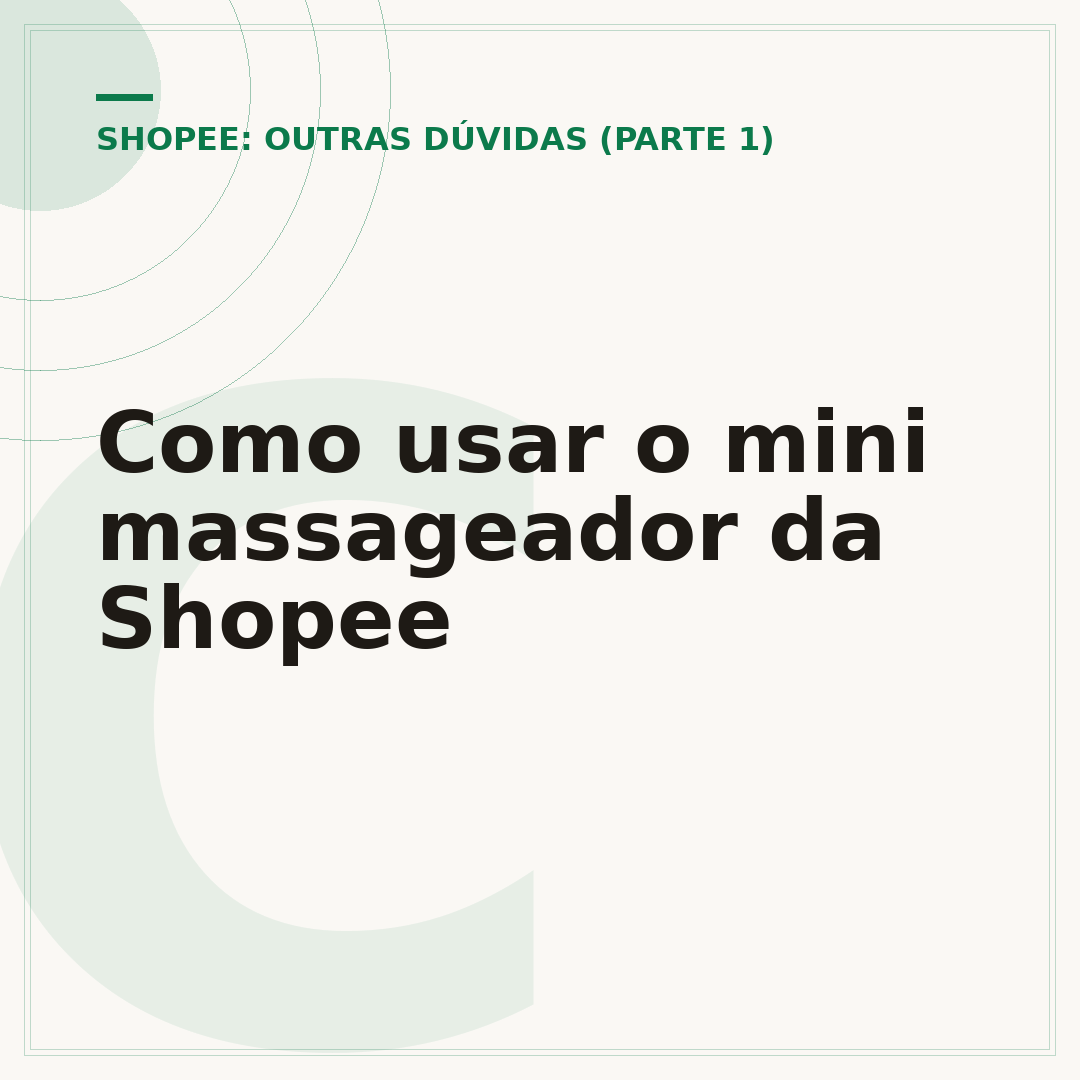Como usar o mini massageador da Shopee