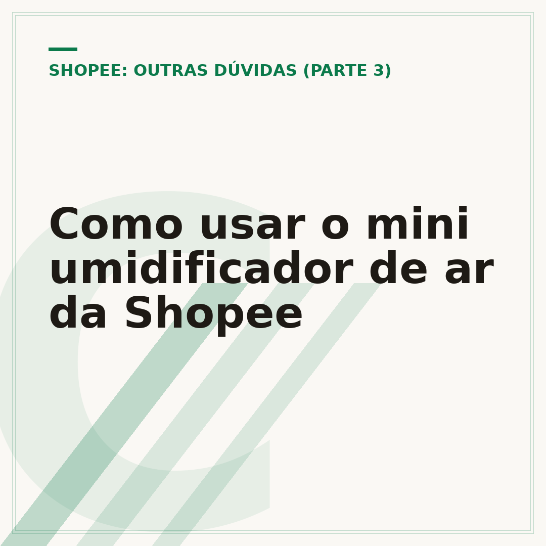 Como usar o mini umidificador de ar da Shopee