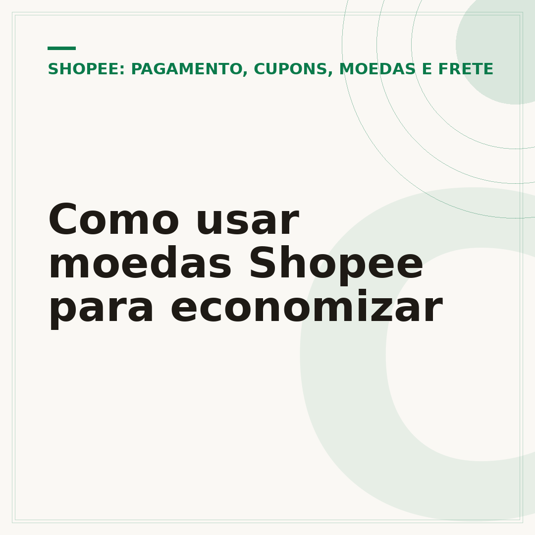 Como usar moedas Shopee para economizar