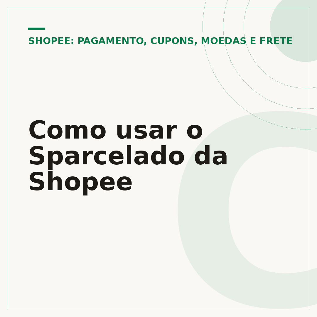 Como usar o Sparcelado da Shopee