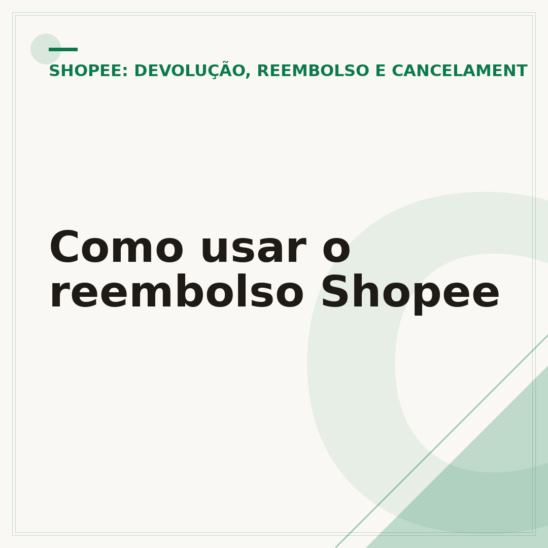 Como usar o reembolso Shopee