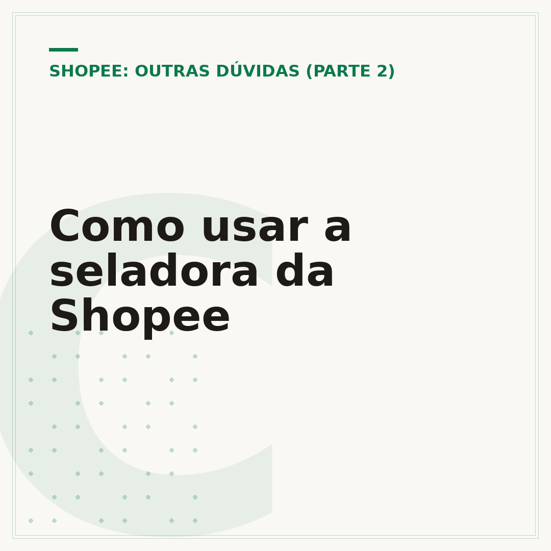 Como usar a seladora da Shopee
