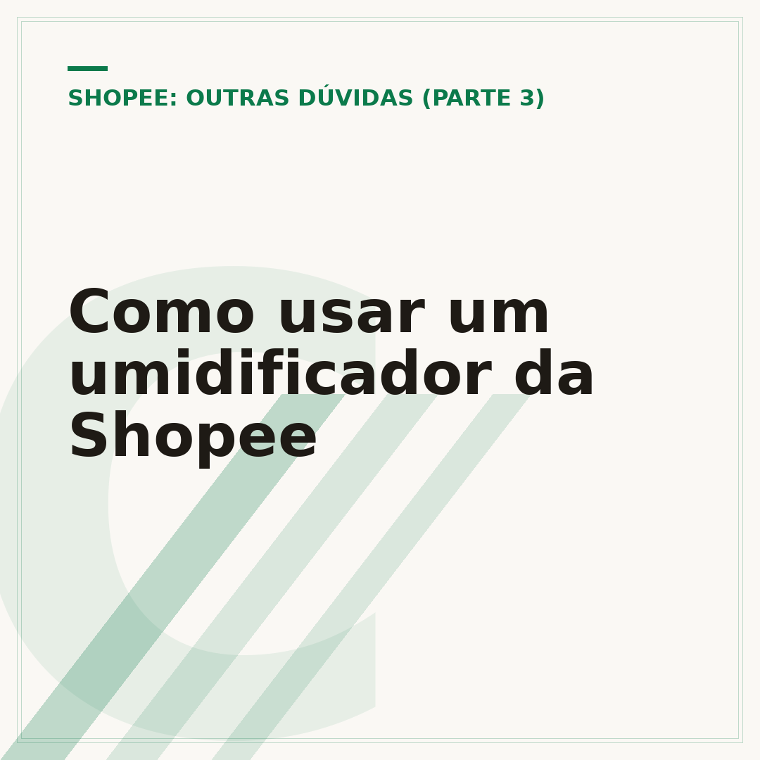 Como usar um umidificador da Shopee