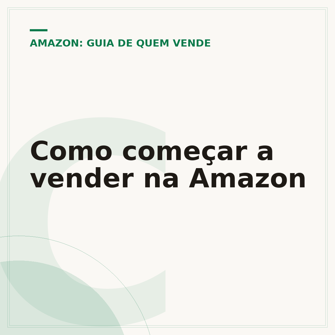 Como começar a vender na Amazon