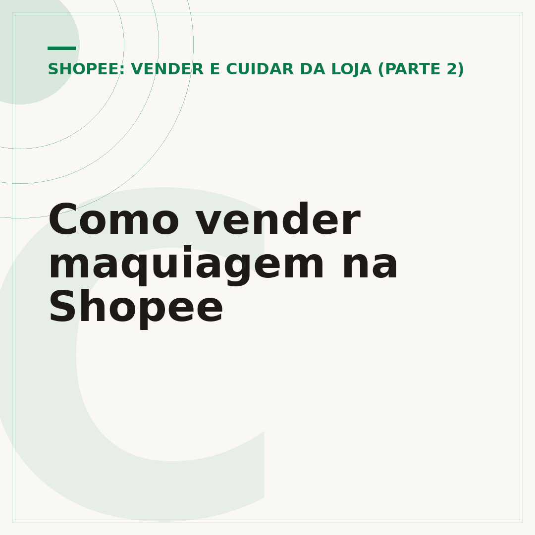 Como vender maquiagem na Shopee