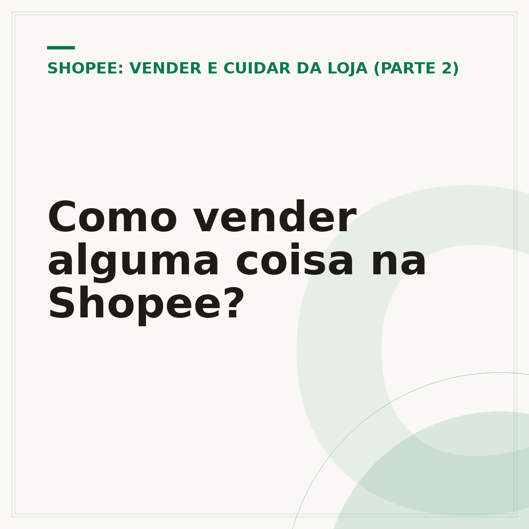 Como vender alguma coisa na Shopee?