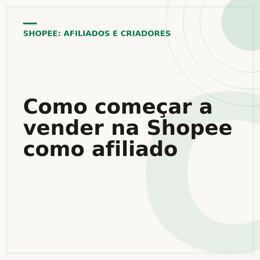 Como começar a vender na Shopee como afiliado