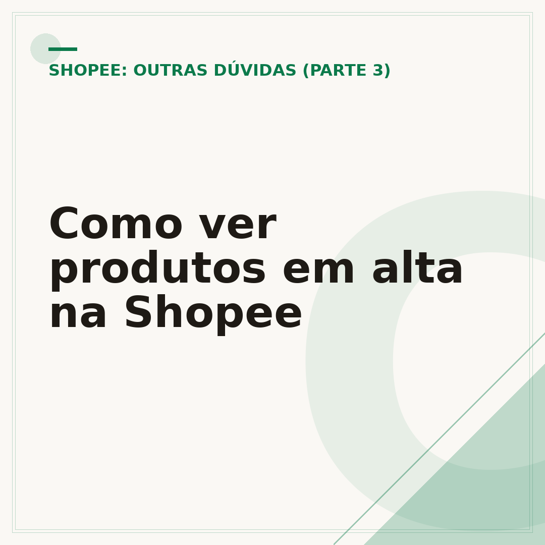 Como ver produtos em alta na Shopee