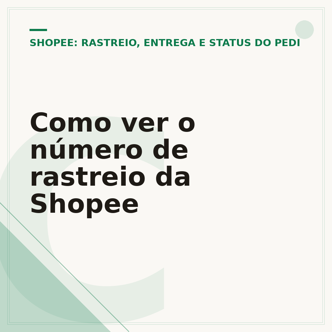 Como ver o número de rastreio da Shopee
