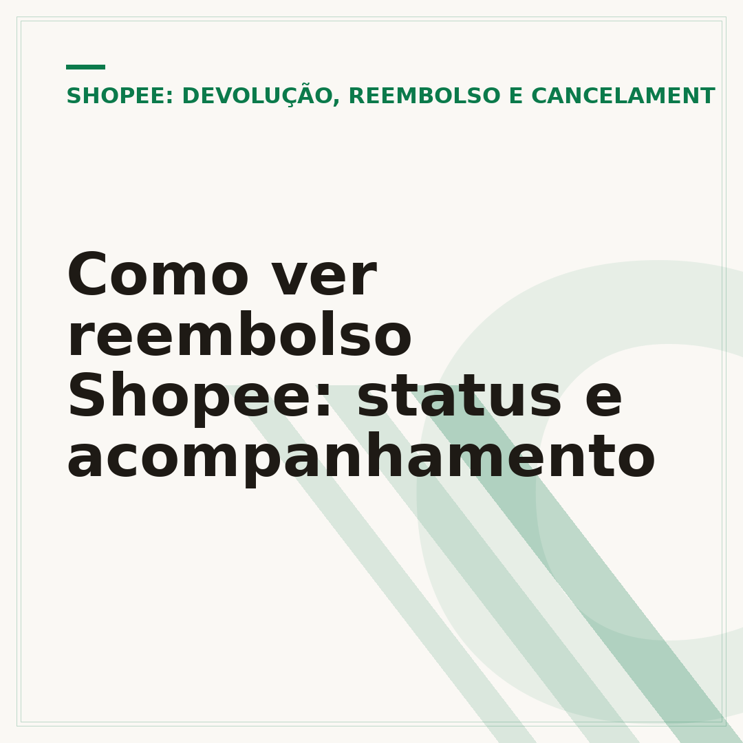 Como ver reembolso Shopee: status e acompanhamento