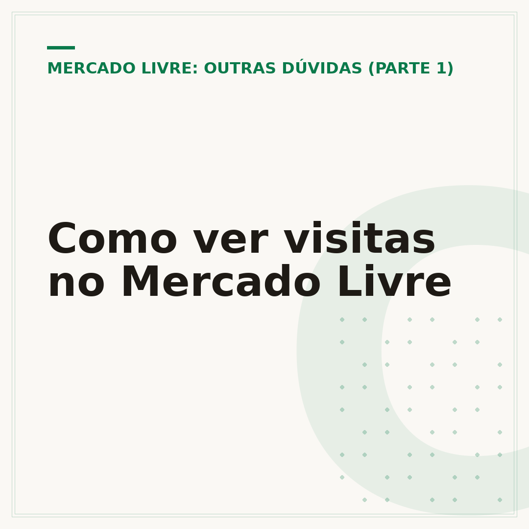 Como ver visitas no Mercado Livre