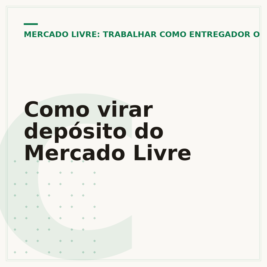 Como virar depósito do Mercado Livre
